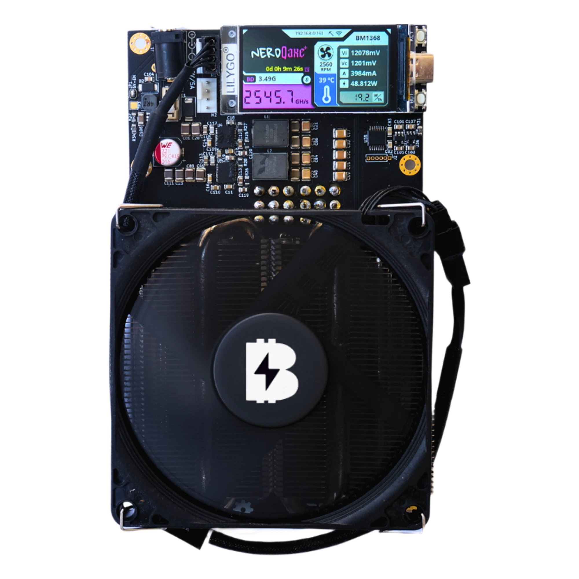 NerdMiner NerdQaxe Plus (2.5TH)