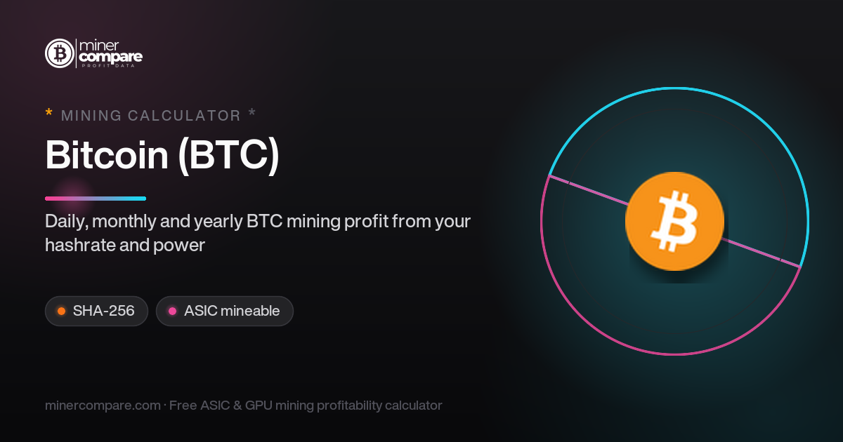 Bitcoin-Mining-Rechner: Gewinn & Rentabilität